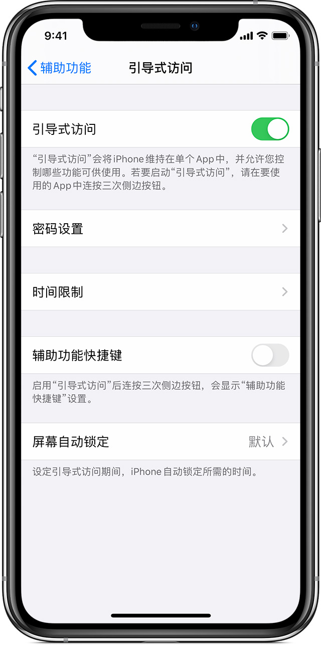 罗平苹果手机维修分享如何在 iPhone 上退出引导式访问 