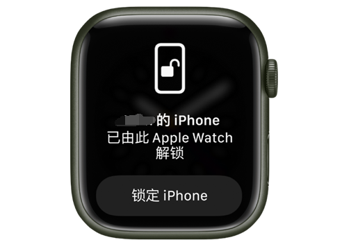 罗平苹果手机维修分享用 AppleWatch 解锁配备面容 ID 的 iPhone方法 