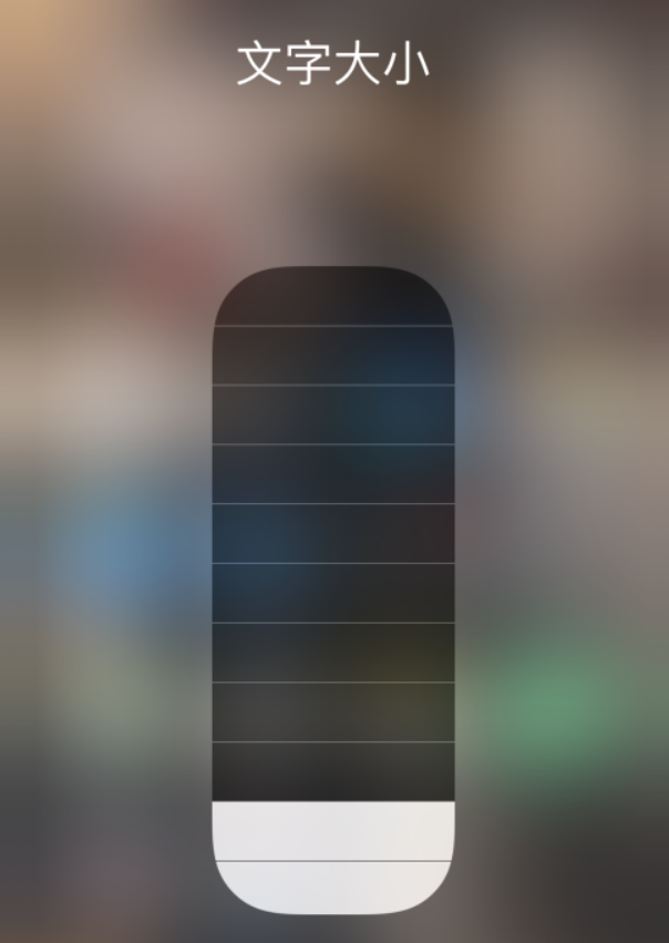罗平苹果手机维修分享小技巧：在 iPhone 控制中心快速调节字体大小 